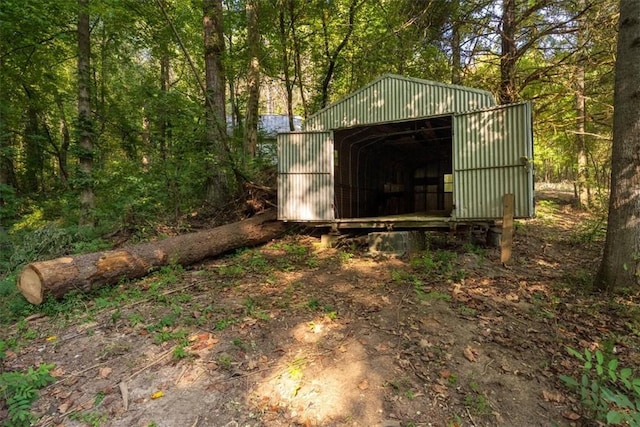 286 Nostradamus Ct, Salem, SC 29676 - view of outbuilding featuring a wooded view