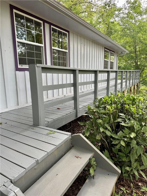 286 Nostradamus Ct, Salem, SC 29676 - view of side of property featuring a wooden deck and board and batten siding