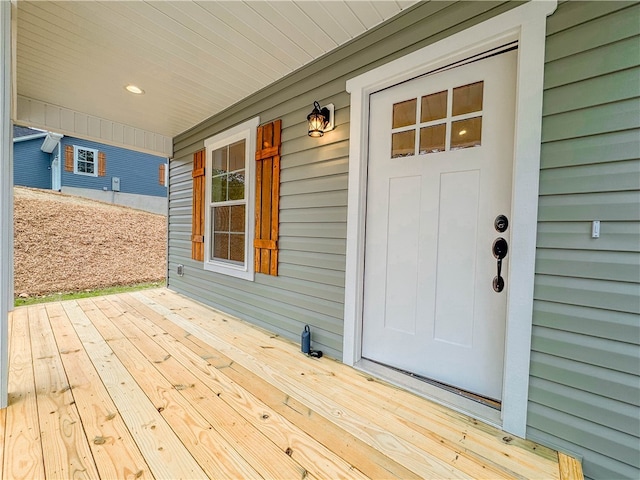 view of property entrance