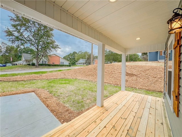 view of deck