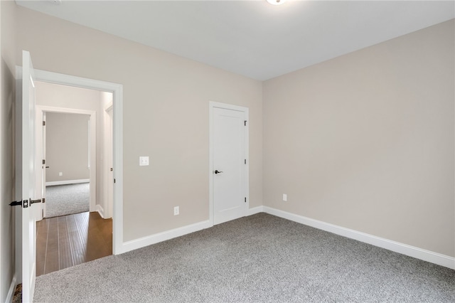 unfurnished bedroom featuring hardwood / wood-style floors