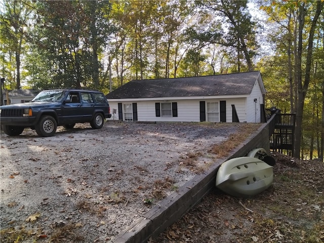 view of outdoor structure