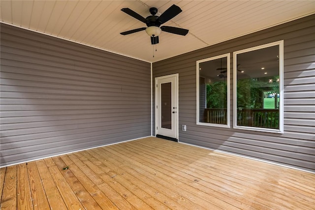 156 Grand Oak Cir, Pendleton, SC 29670 - wooden deck with ceiling fan