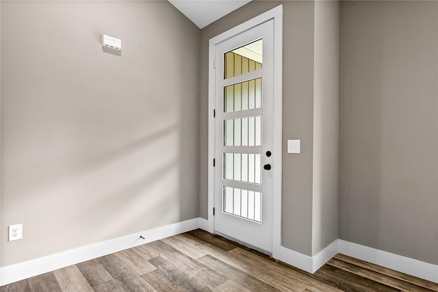 156 Grand Oak Cir, Pendleton, SC 29670 - entryway featuring baseboards and wood finished floors