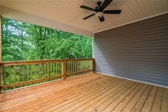 156 Grand Oak Cir, Pendleton, SC 29670 - wooden deck with a ceiling fan