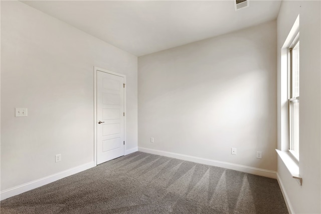 empty room with carpet floors