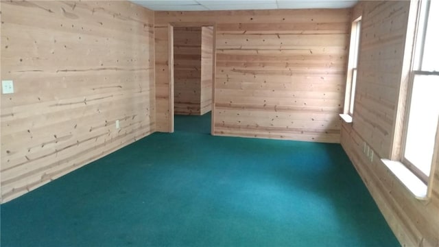 157 Deerwood Dr, Westminster, SC 29693 - carpeted spare room with wooden walls