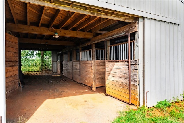 view of stable