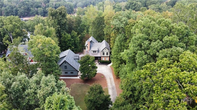 328 Grand Overlook Dr, Seneca, SC 29678 - view from above of property with a heavily wooded area