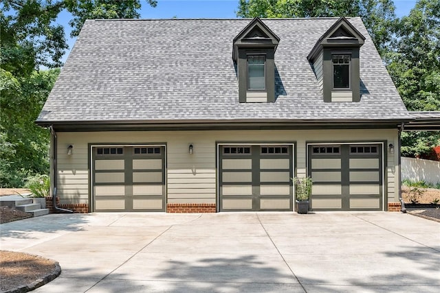 328 Grand Overlook Dr, Seneca, SC 29678 - view of front facade with a garage, roof with shingles, concrete driveway, and brick siding