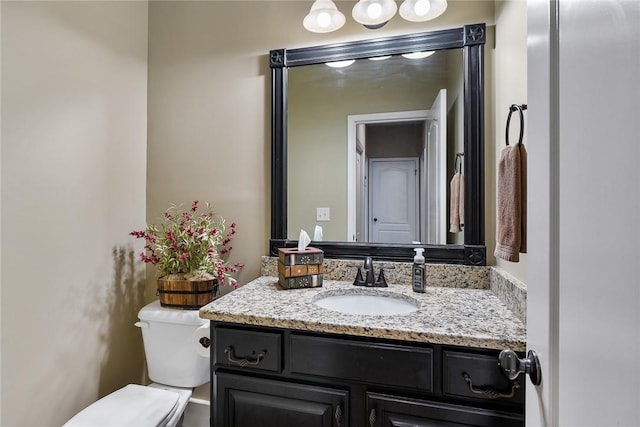 328 Grand Overlook Dr, Seneca, SC 29678 - half bathroom with vanity and toilet