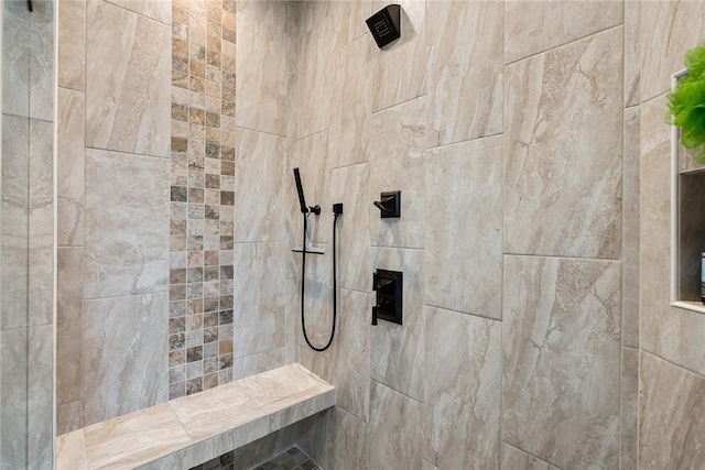 328 Grand Overlook Dr, Seneca, SC 29678 - bathroom with tiled shower