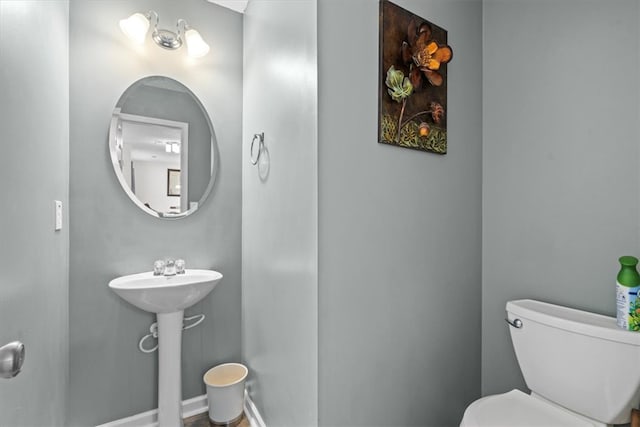 bathroom with toilet