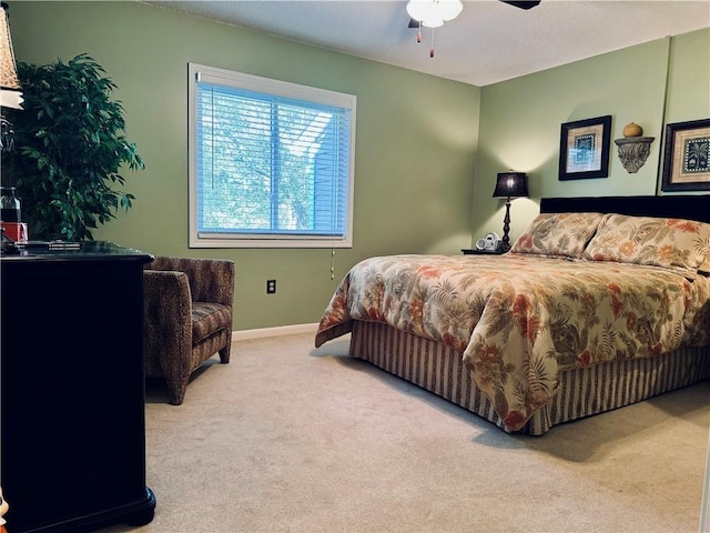 811 Northlake Dr, Anderson, SC 29625 - carpeted bedroom featuring baseboards and a ceiling fan