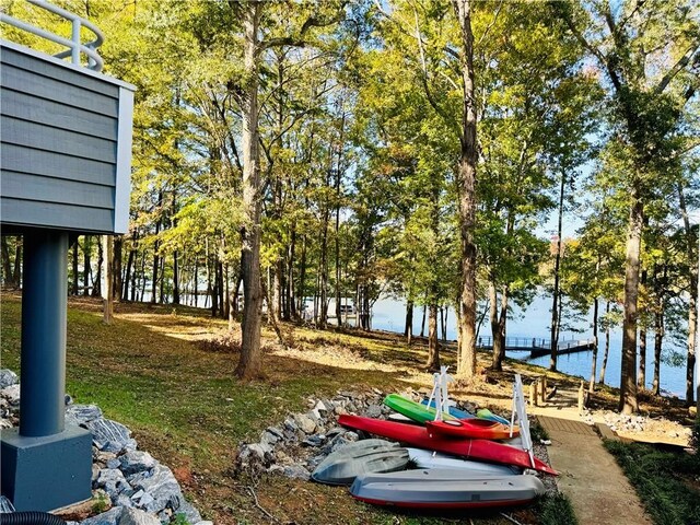 811 Northlake Dr, Anderson, SC 29625 - view of yard with a water view