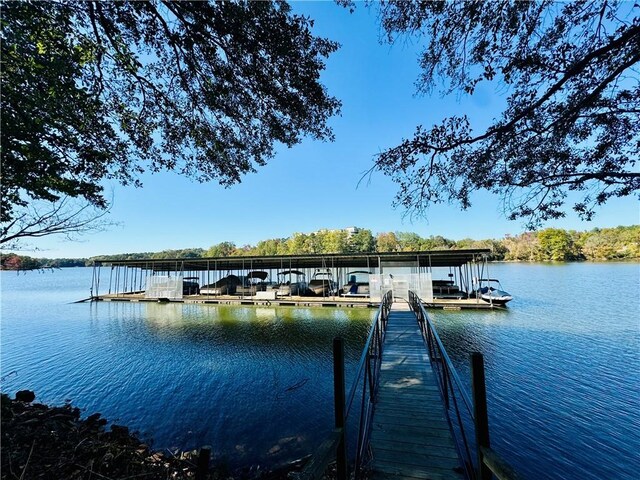811 Northlake Dr, Anderson, SC 29625 - dock area with a water view