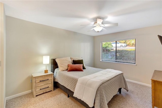 126 E Blue Heron Dr, Salem, SC 29676 - bedroom featuring light carpet, baseboards, and a ceiling fan