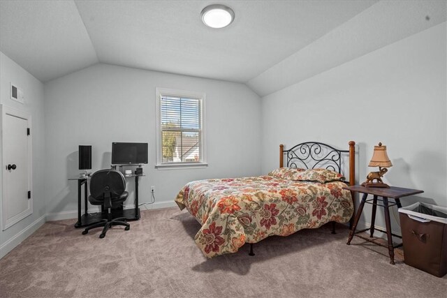 2 Winding Rock Rd, Simpsonville, SC 29680 - bedroom with lofted ceiling, carpet floors, baseboards, and an office area