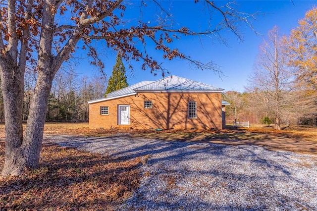 view of rear view of property