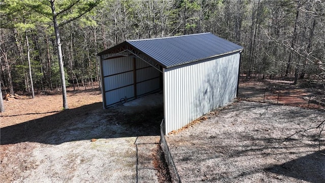 view of outbuilding