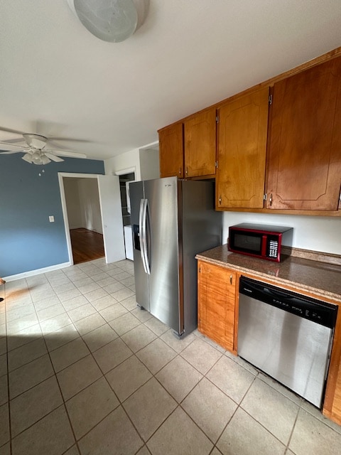 kitchen featuring tile walls