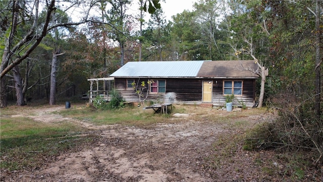 view of front of home