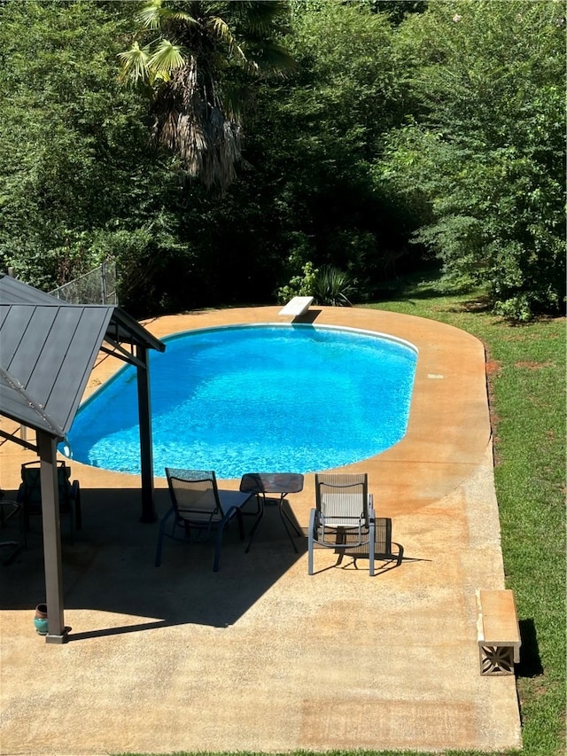 view of pool