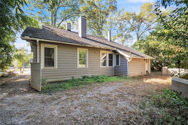 view of rear view of house