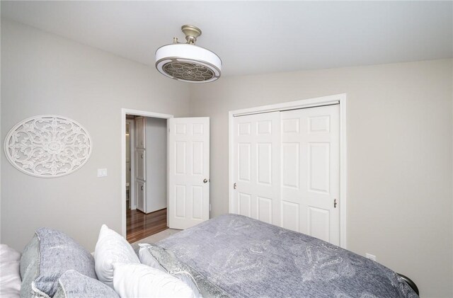 1230 Melton Rd Unit 31, West Union, SC 29696 - bedroom with wood finished floors and a closet