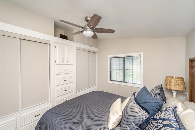 1230 Melton Rd Unit 31, West Union, SC 29696 - bedroom featuring multiple closets and ceiling fan