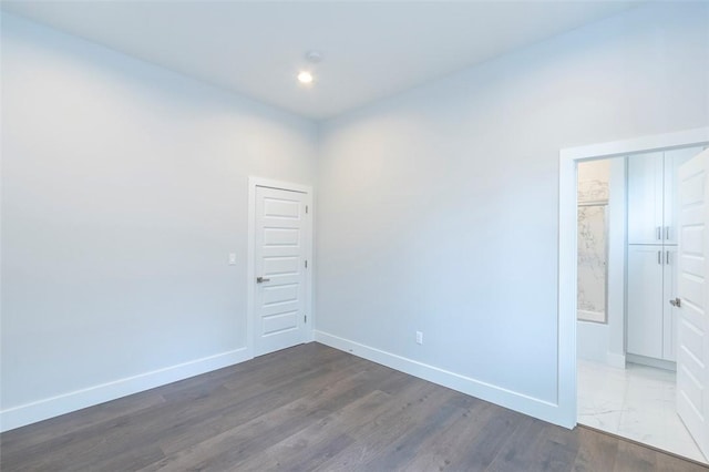 101 Tall Ship Dr, Anderson, SC 29625 - empty room with baseboards, recessed lighting, and wood finished floors