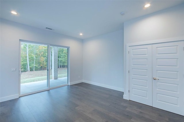 101 Tall Ship Dr, Anderson, SC 29625 - interior space with recessed lighting, baseboards, and dark wood-style floors