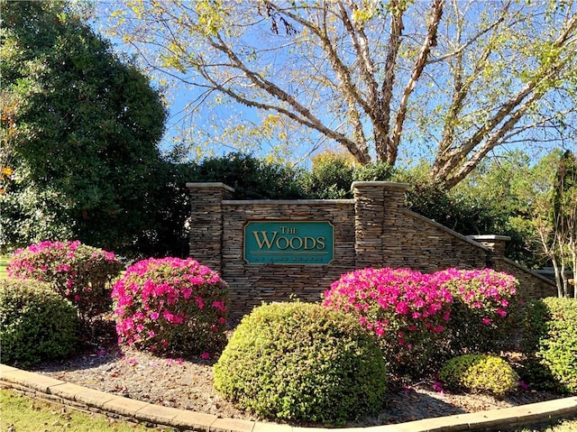 view of community / neighborhood sign