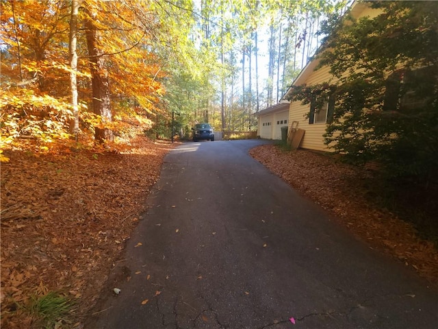 view of road