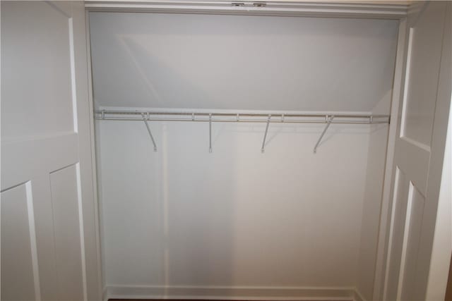 view of closet