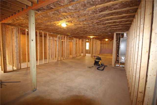 view of basement