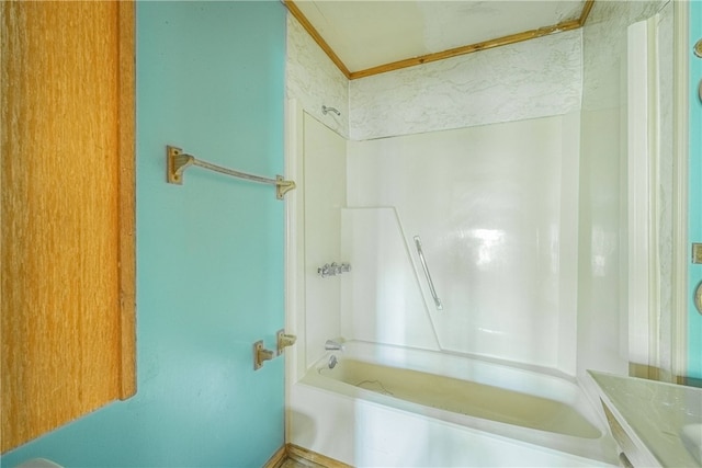 bathroom featuring shower / bathtub combination