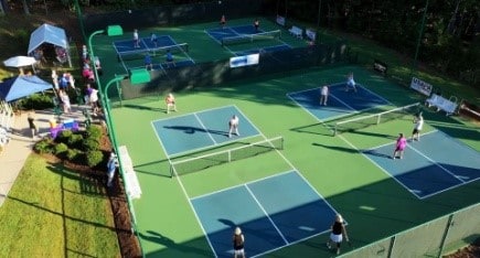 view of tennis court