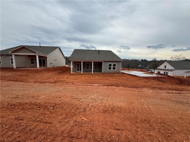 view of rear view of property