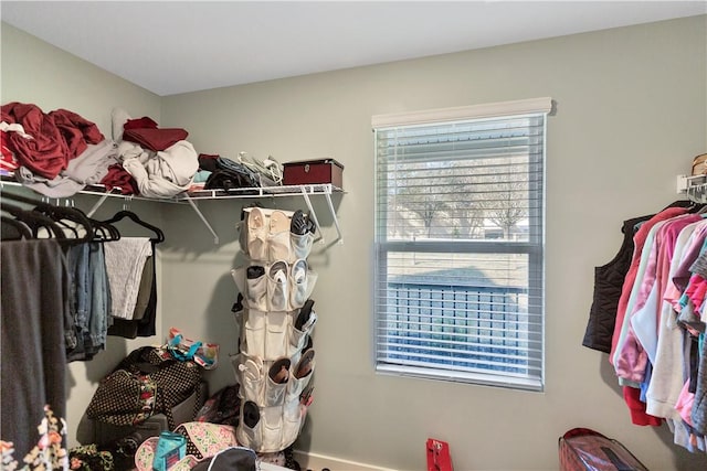 view of spacious closet