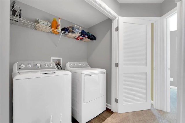 120 Sligh Way, Easley, SC 29642 - laundry area with washing machine and clothes dryer and carpet flooring