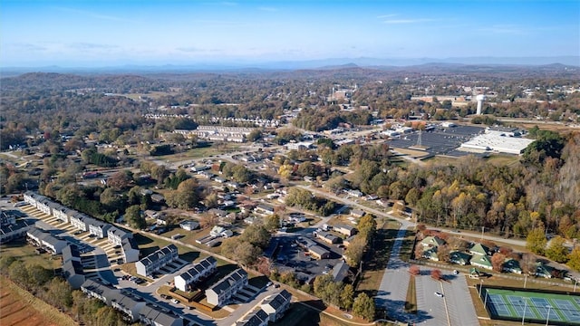 120 Sligh Way, Easley, SC 29642 - aerial view of property and surrounding area with mountains