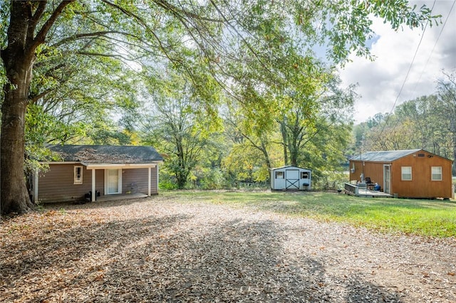 1401 Lebanon Rd, Pendleton, SC 29670 - view of yard with a wooden deck