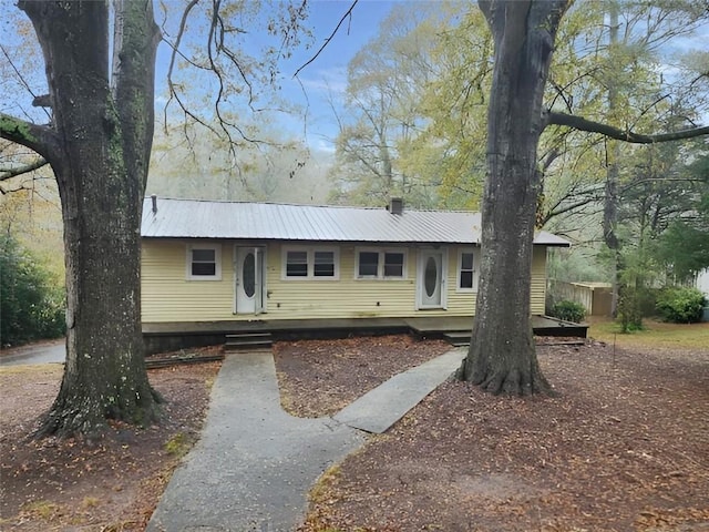 view of ranch-style house