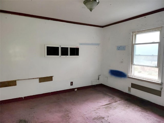 409 Simpson St, Westminster, SC 29693 - empty room with ornamental molding