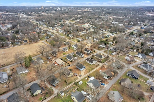 birds eye view of property featuring a residential view