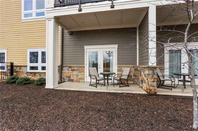13500 Clemson Blvd Unit 2108, Seneca, SC 29678 - back of house with a patio area, a balcony, and french doors