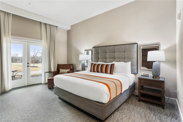 13500 Clemson Blvd Unit 2108, Seneca, SC 29678 - carpeted bedroom featuring access to outside and french doors