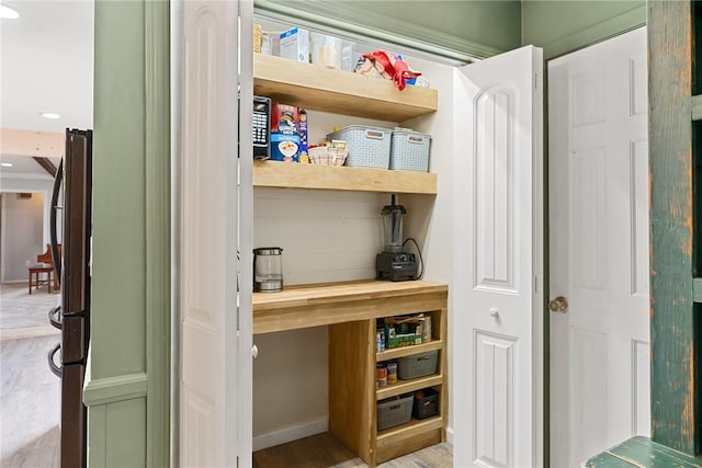 view of pantry