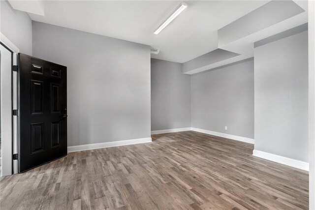 interior space with light wood-type flooring